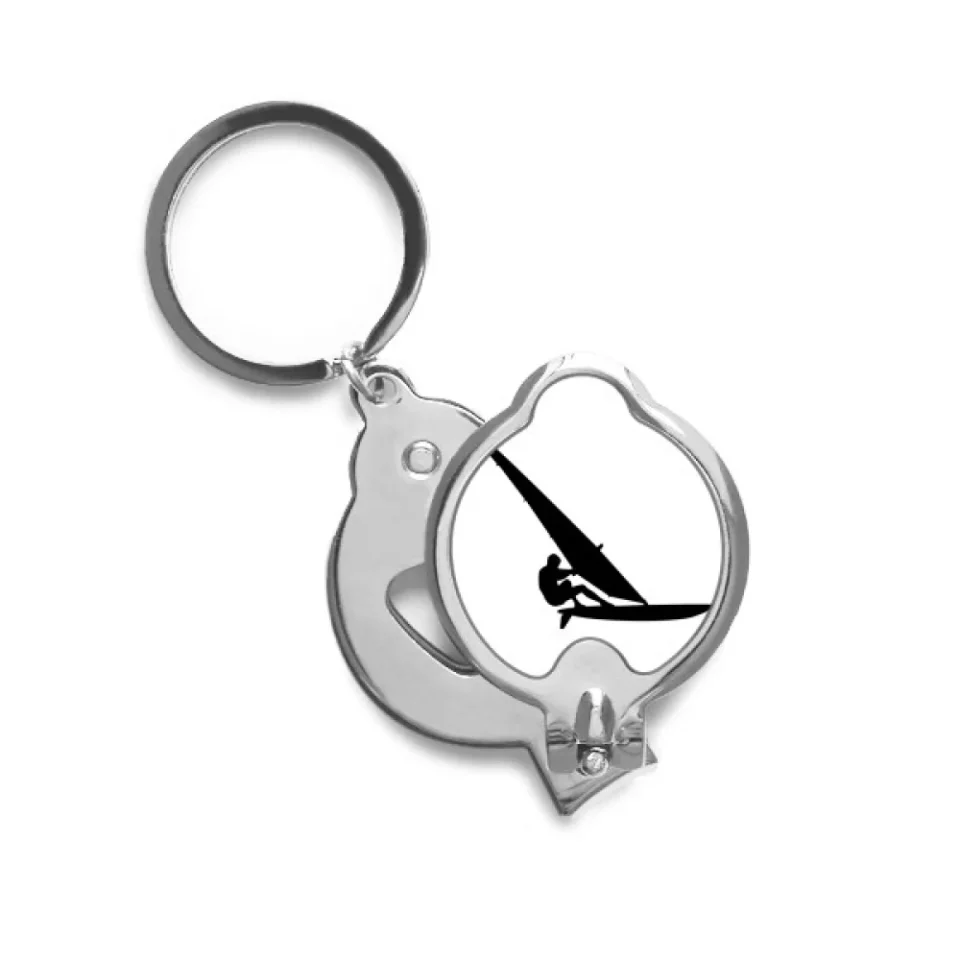 Outdoor Travel Sports Surfing Sailboat Player Finger Nail Clippers Scissor Stainless Steel Cutter