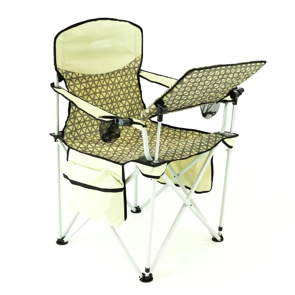 Value I Chair Folding Wine Chair with Adjustable Table | Earth Diamond