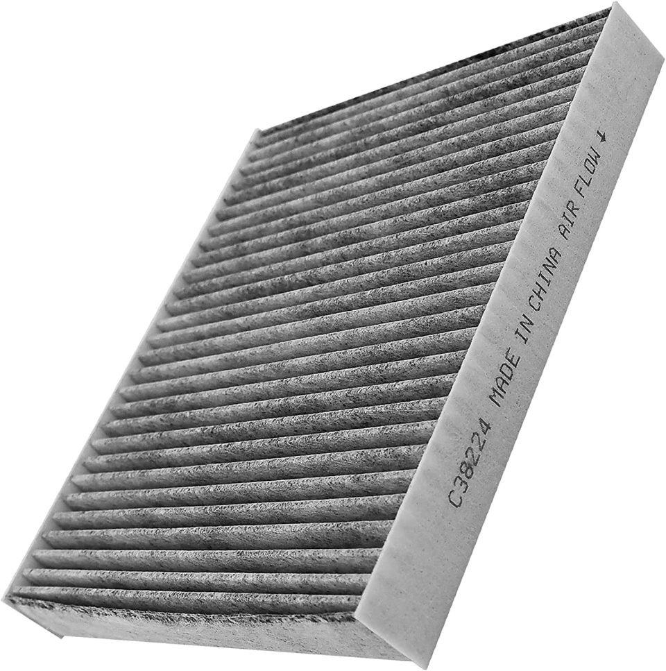 Non-Toxic MotorbyMotor C38224 (CF11966) Cabin Air Filter for Buick Enclave Encore GX Envision Lacrosse Regal,Cadillac ATS CT4 CT5 CT6 CTS Escalade ESV XT4 XT5 XT6 XTS Premium Air Filter