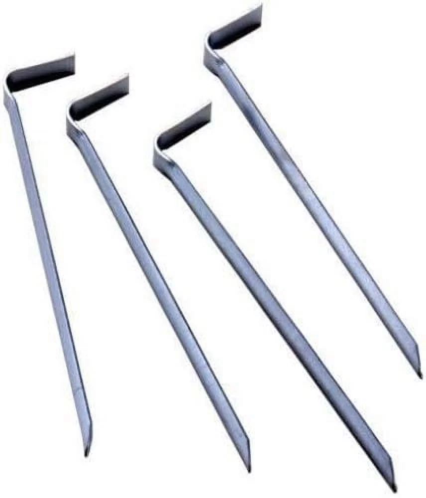 BPA-Free Dining Suncast SS400 4-Count Pack of Metal Steel Garden Border Edging Hold Down Stakes - Quantity of 6