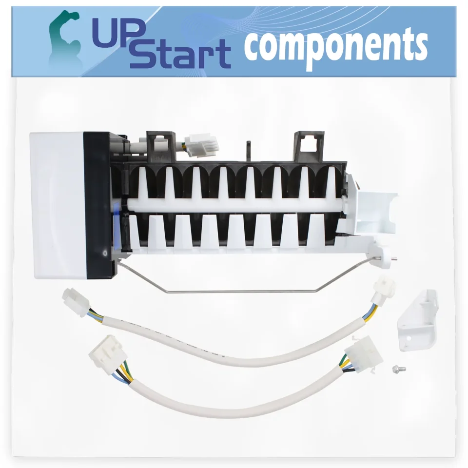 Portable D7824706Q Refrigerator Ice Maker Replacement for Magic Chef RB171PW/DG21C - Compatible with W10190978 Icemaker