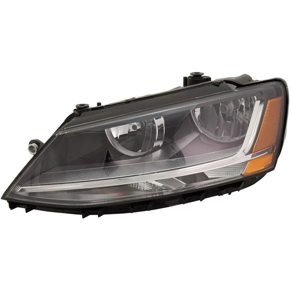 Healthy Headlight For 2017-2018 Volkswagen Jetta Driver Side With bulbs Halogen