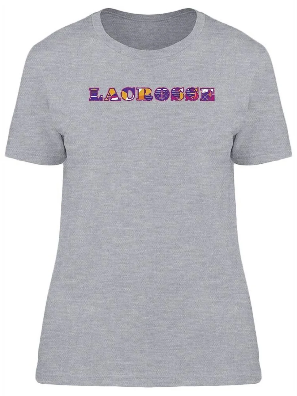 Frosted Lightweight The Word Lacrosse T-Shirt Women -Image by Shutterstock, Female Large