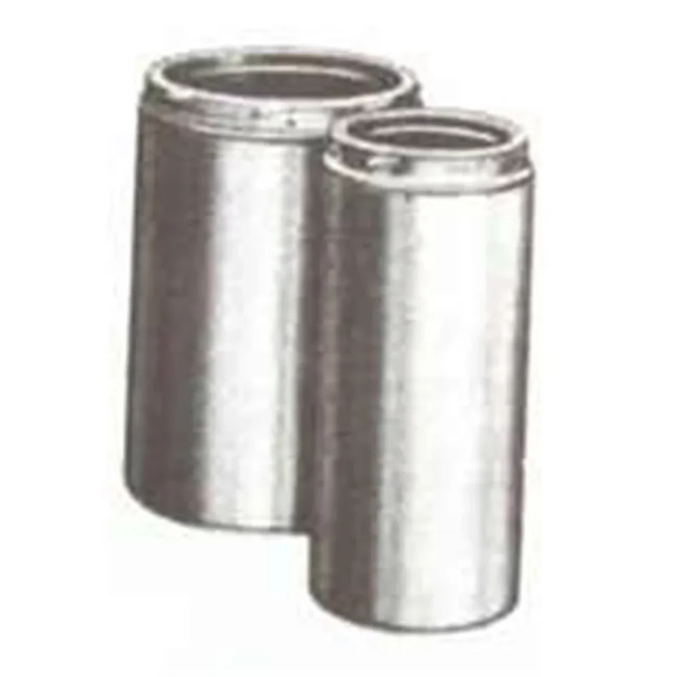 Easy-Clean Selkirk Sure-Temp 8 in. D X 6 in. L Stainless Steel Chimney Pipe