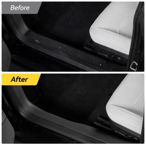 BPA-Free Natural Tesla Model 3 Highland 2024-2026 Door Sill Protector 5PCS Trunk Sill Guards Full Protection