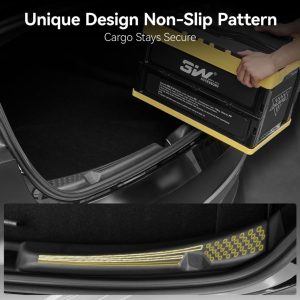 BPA-Free Natural Tesla Model 3 Highland 2024-2026 Door Sill Protector 5PCS Trunk Sill Guards Full Protection