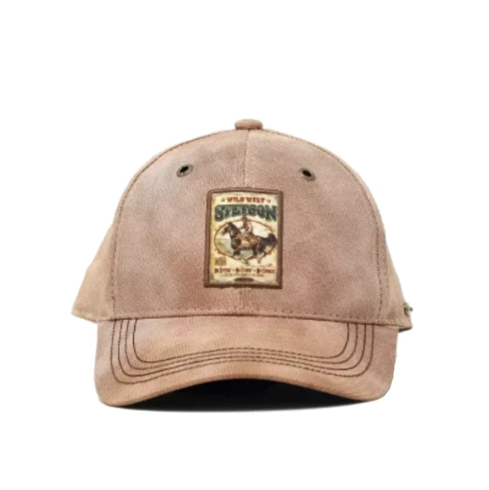 Safe Stetson Men's Roper Antique Timber Cloth Golf Hat Baseball Cap