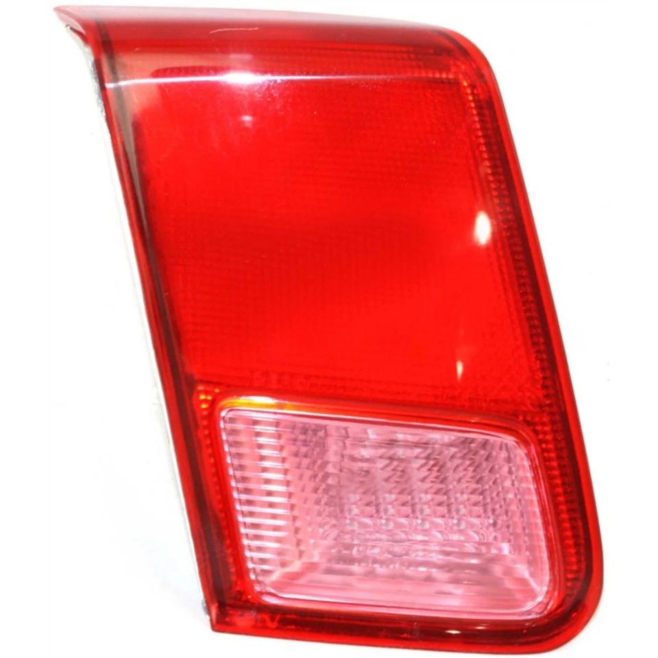 Bamboo Halogen Tail Light For 2001-2002 Honda Civic Sedan Left Inner Clear & Red Lens