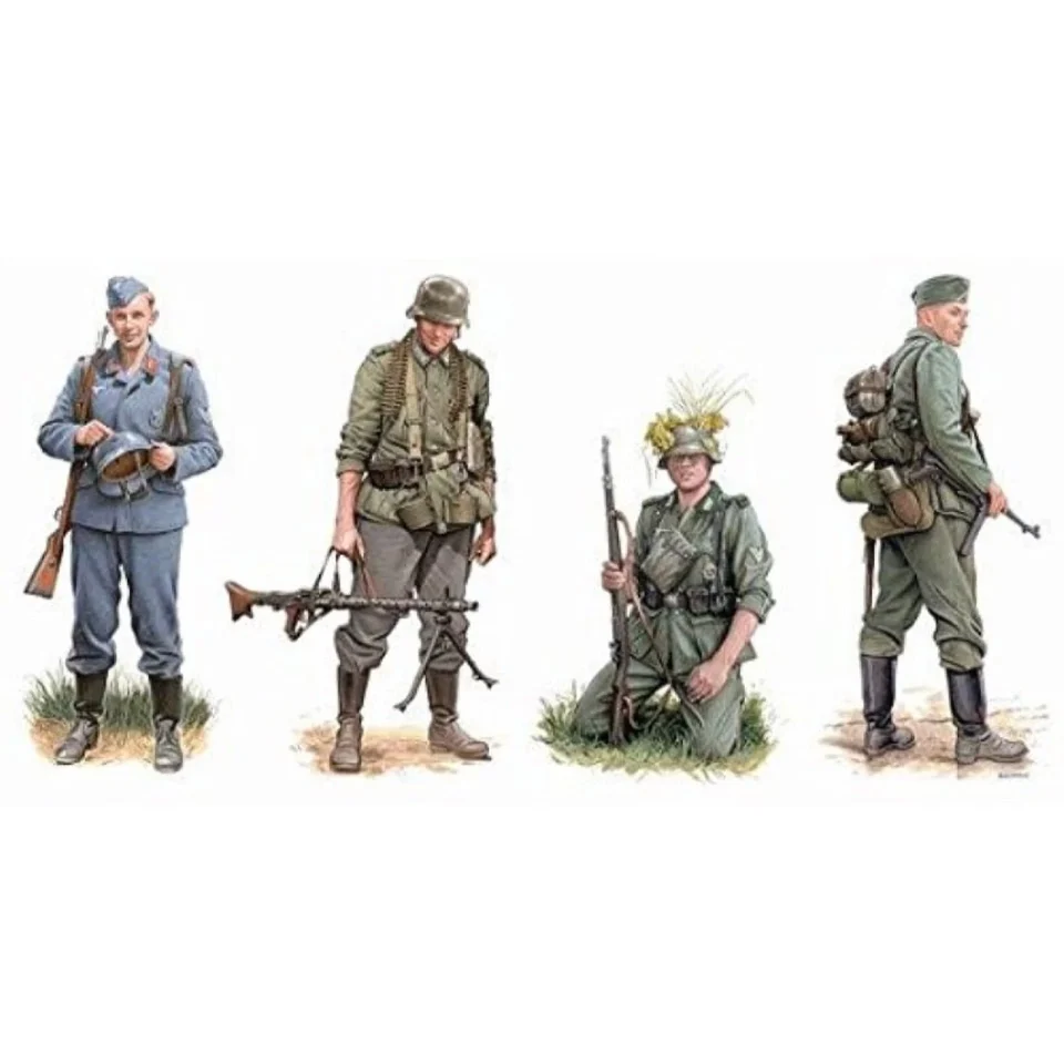 Office 1/35 Advance to Kharkov 1942 4 Figures Set