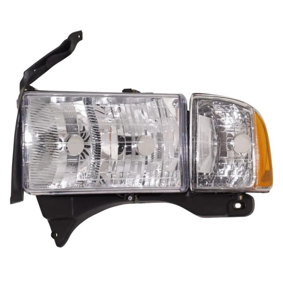 Clear Headlight Headlamp w/ Corner Light Driver Side Left LH for Dodge Ram Sport