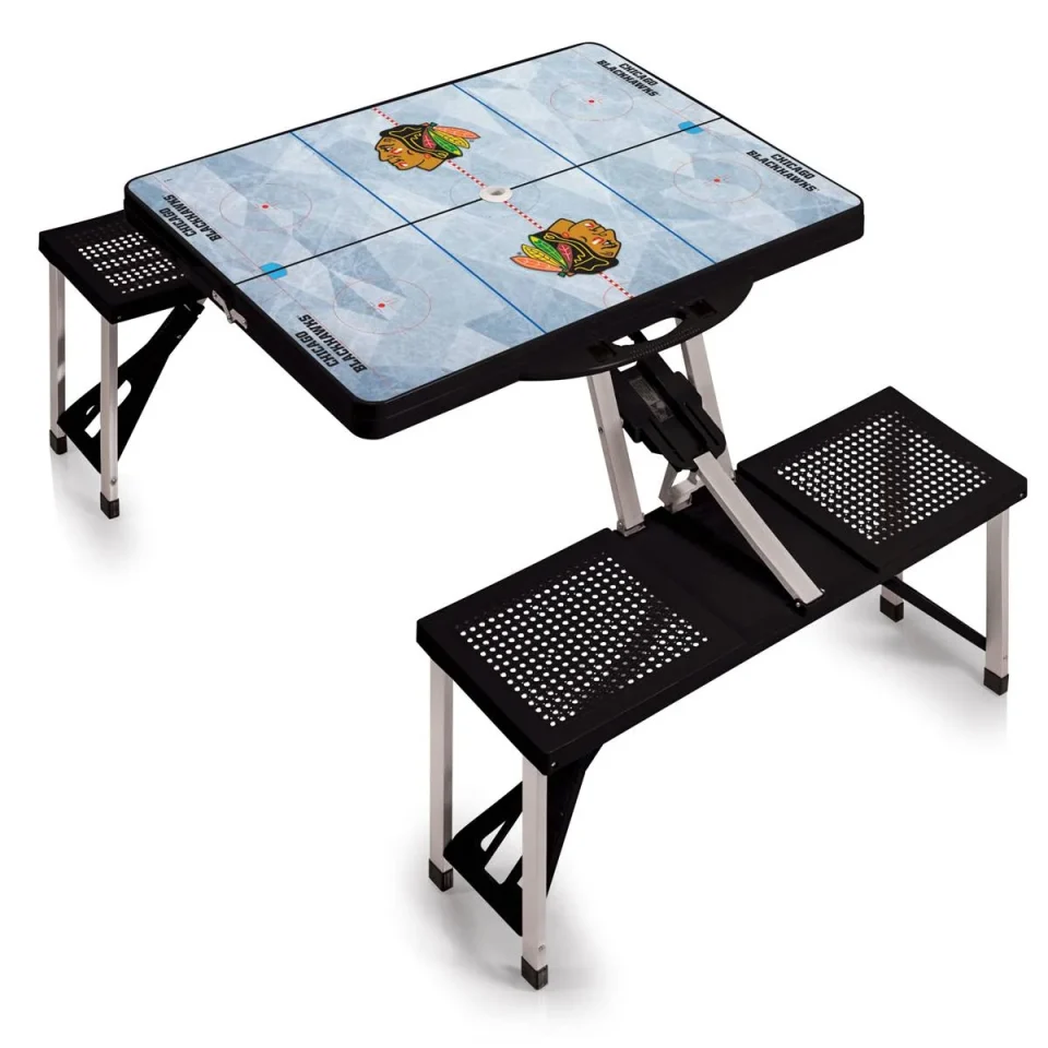 Cooking Chicago Blackhawks Portable Folding Picnic Table