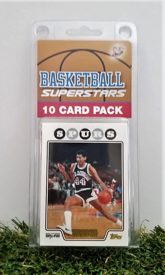BPA-Free Cooking George Gervin- (10) Card Pack NBA Basketball Superstar George Gervin Starter Kit all Different Cards! Comes in Custom Souvenir Case! by 3bros